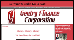 Desktop Screenshot of gentryfinance.com